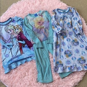 Elsa and Anna pj sets